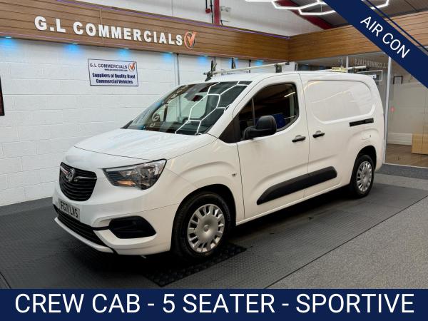 Vauxhall Combo 1.5 Turbo D 2300 Sportive Crew Van Double Cab 4dr Diesel Manual L2 Euro 6 (100 ps)