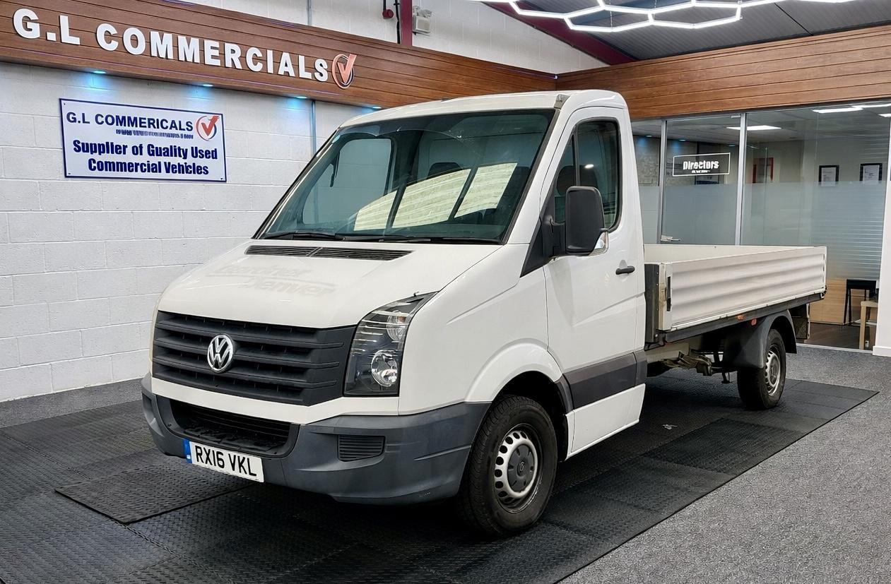 Volkswagen Crafter 2.0 TDI BlueMotion Tech CR35 Dropside Chassis Cab 2dr Diesel Manual RWD L2 H1 (199 g/km, 108 bhp)