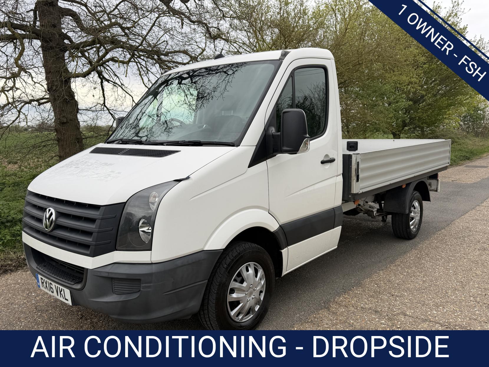 2016 Volkswagen Crafter 2.0 TDI BlueMotion Tech CR35 Dropside Chassis Cab 2dr Diesel Manual RWD L2 H1 (199 g/km, 108 bhp) - Image 1