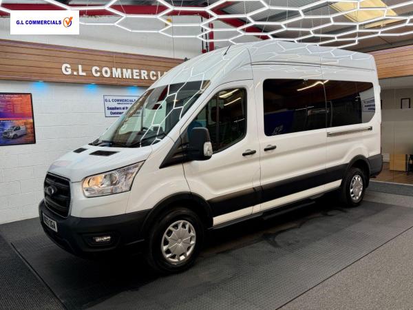 Ford Transit 2.0 410 EcoBlue Trend Minibus Double Cab 5dr Diesel Manual RWD L3 H2 Euro 6 (s/s) (15 Seat) (130 ps)