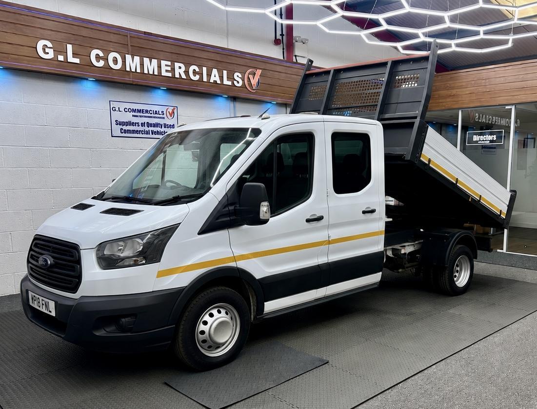 2023 Ford Transit 2.0 350 EcoBlue Leader Tipper Double Cab 4dr Diesel Manual RWD L3 Euro 6 (s/s) (1-Way, 1-Stop) (130 ps)