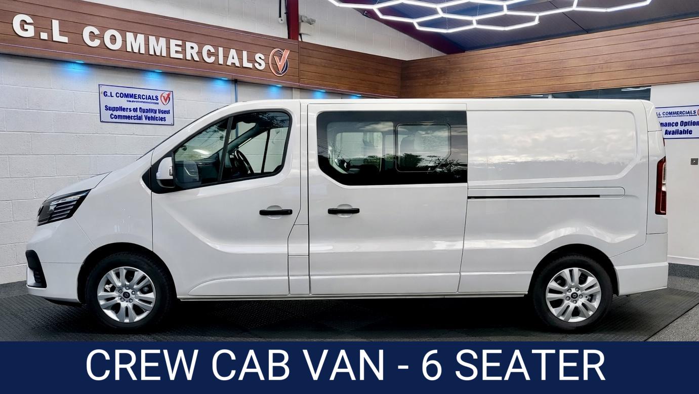 Renault Trafic 2.0 dCi Blue LL30 Extra Crew Van Double Cab 6dr Diesel Manual L2 H1 Euro 6 (s/s) (150 ps)