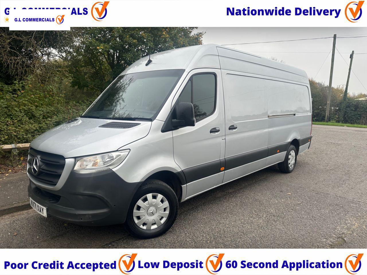 Mercedes-Benz Sprinter 2.0 315 CDI Premium Panel Van 5dr Diesel Manual RWD L3 H2 Euro 6 (s/s) (150 ps)