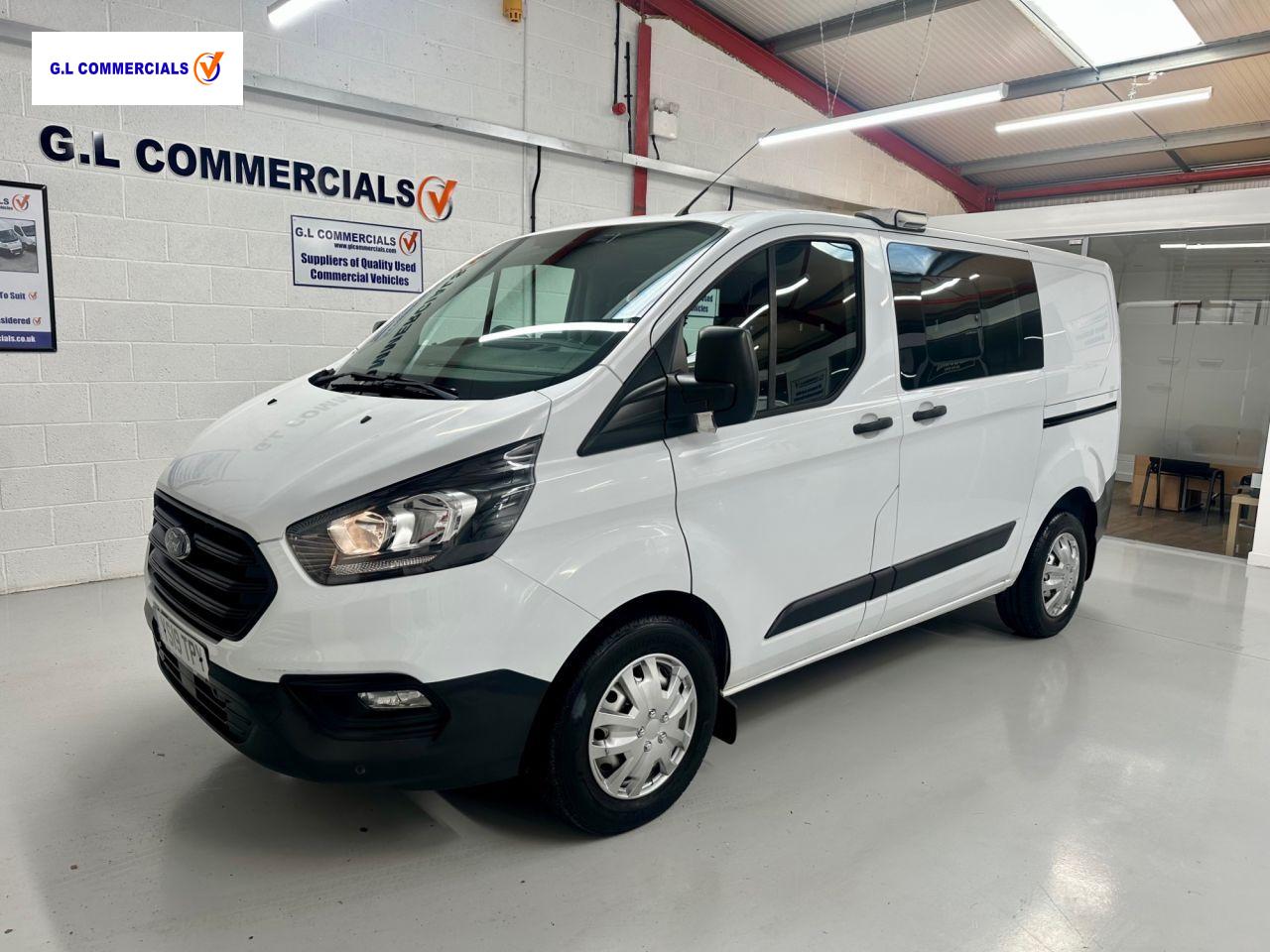 Ford Transit Custom 2.0 320 EcoBlue Crew Van Double Cab 5dr Diesel Manual L1 H1 Euro 6 (6 Seat) (105 ps)