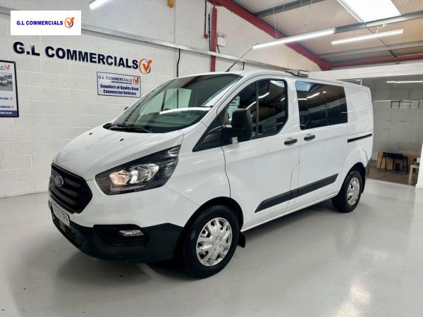Ford Transit Custom 2.0 320 EcoBlue Crew Van Double Cab 5dr Diesel Manual L1 H1 Euro 6 (6 Seat) (105 ps)