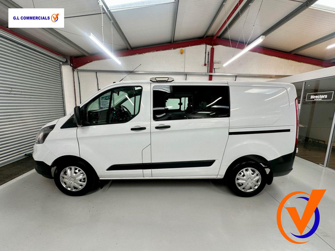 Ford Transit Custom 2.0 320 EcoBlue Crew Van Double Cab 5dr Diesel Manual L1 H1 Euro 6 (6 Seat) (105 ps)