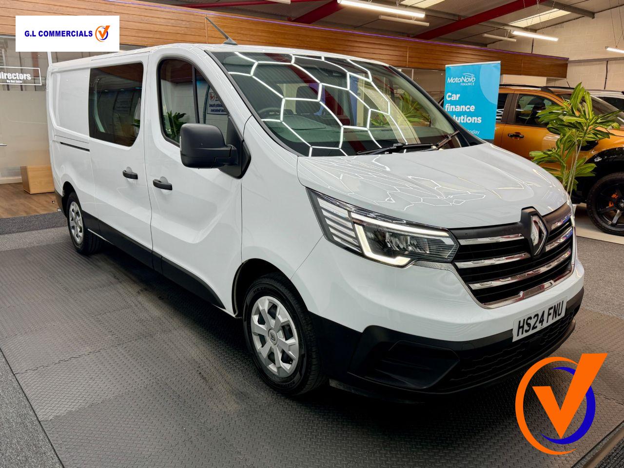 Renault Trafic 2.0 dCi Blue LL30 Advance Crew Van Double Cab 6dr Diesel Manual L2 H1 Euro 6 (s/s) (130 ps)