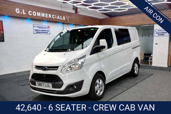 Ford Transit Custom 2.0 TDCi 290 Limited CREW CAB VAN * 6 SEATER *